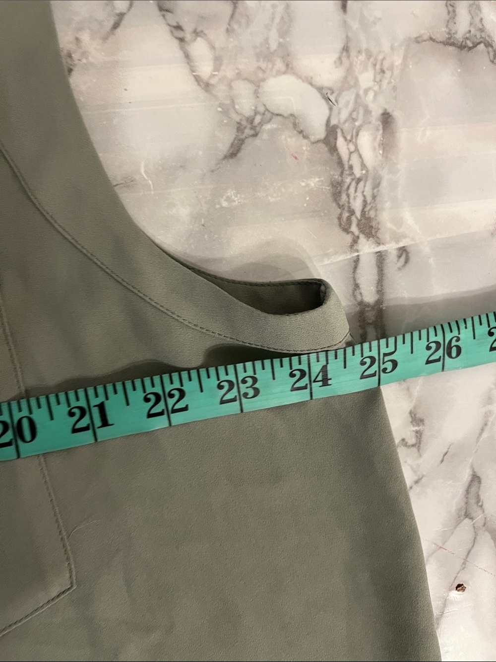 😍CLEARANCE - REITMANS LIGHT Grey Green Sleeveless Top XXL - Picture 5 of 8